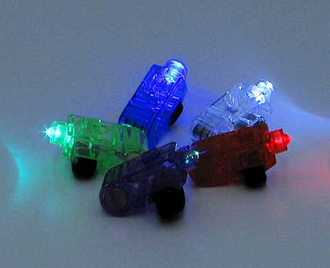 Infactory Bunte LED-Fingerlichter im 5er-Set